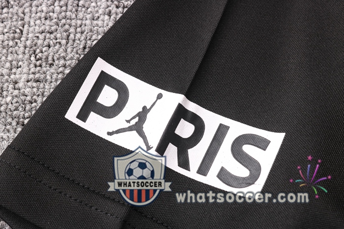 Paris PSG Jordan Black Training T-Shirt Suit 2020-2021