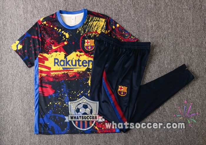 FC Barcelona Jet D'encre Training T-Shirt Suit 2020-2021