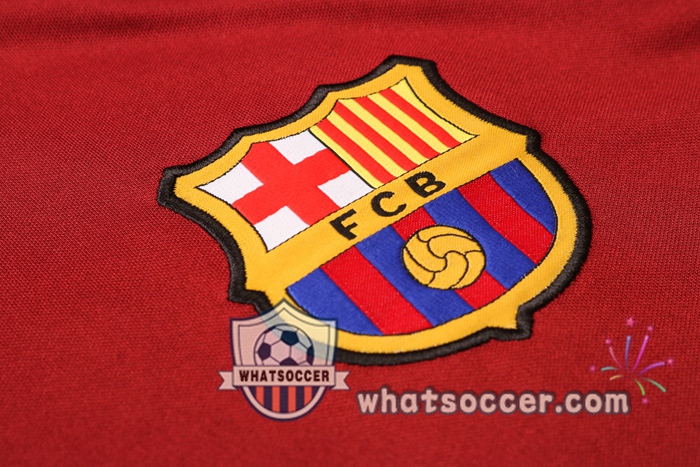 FC Barcelona + Pants Red Training T-Shirt Suit 2020-2021