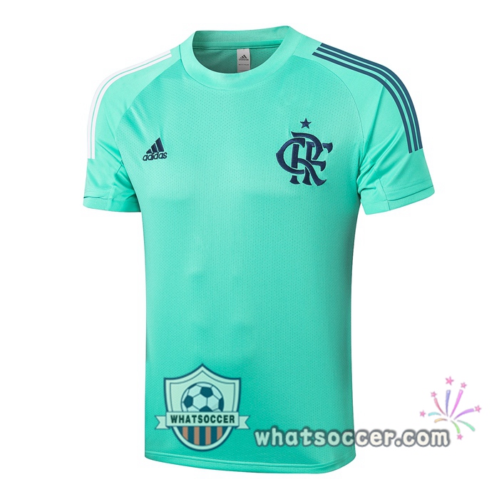Flamengo + Pants Green Training T-Shirt Suit 2020-2021