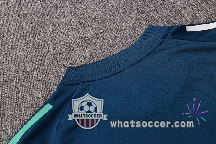 Flamengo + Pants Blue Royal Training T-Shirt Suit 2020-2021