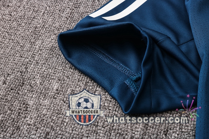 Flamengo + Pants Blue Royal Training T-Shirt Suit 2020-2021