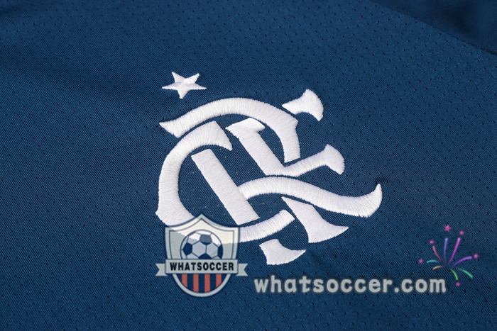 Flamengo + Pants Blue Royal Training T-Shirt Suit 2020-2021