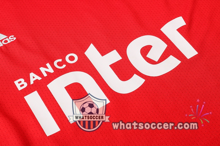 Sao Paulo FC + Pants Red Training T-Shirt Suit 2020-2021