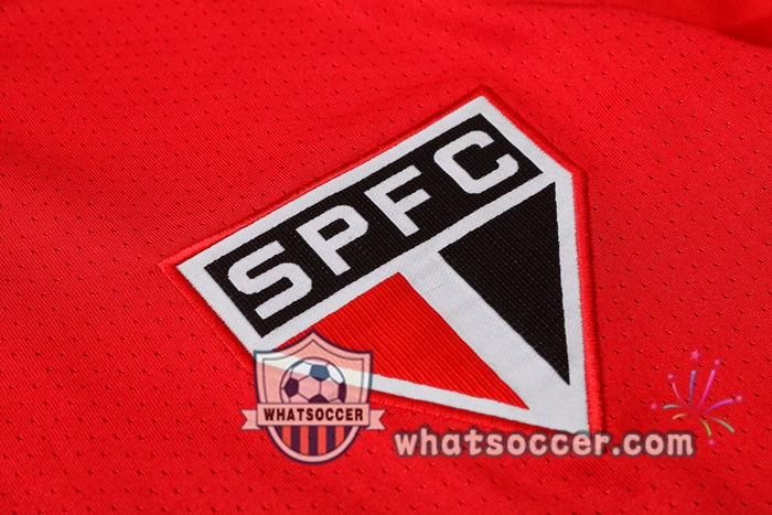 Sao Paulo FC + Pants Red Training T-Shirt Suit 2020-2021