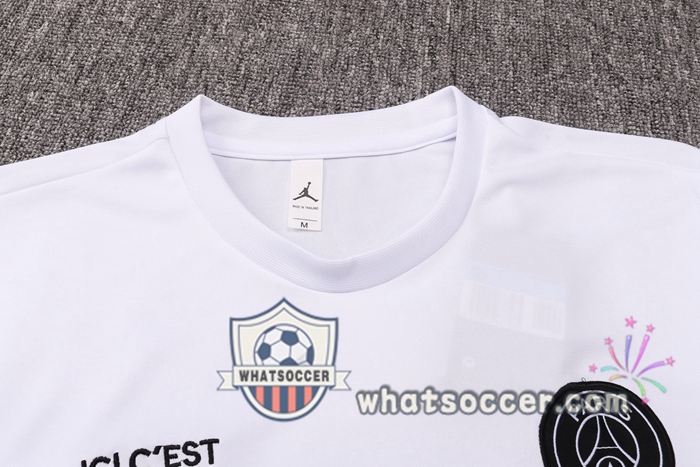 Paris PSG White Training T-Shirt Suit 2020-2021