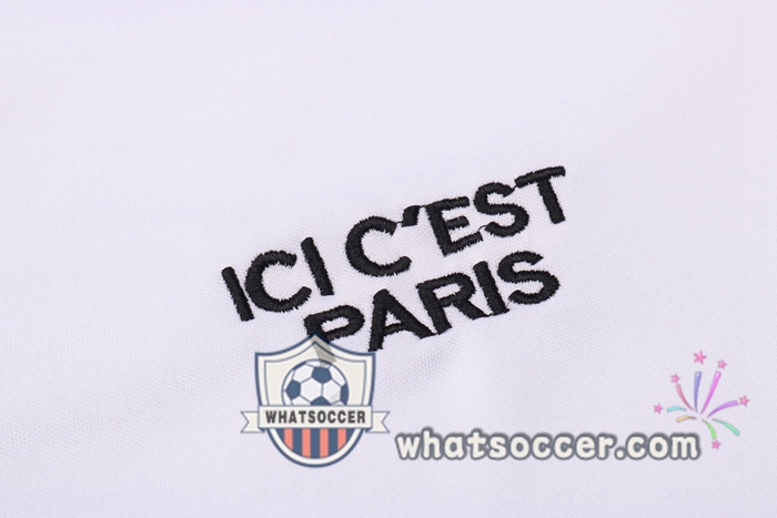 Paris PSG White Training T-Shirt Suit 2020-2021