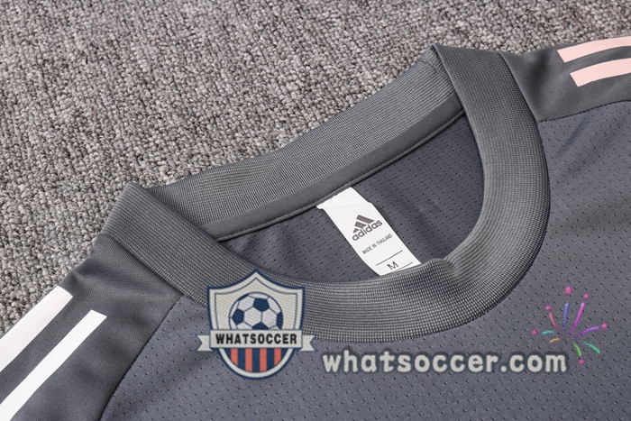 Germany + Pants Dark Gray Training T-Shirt Suit 2020-2021