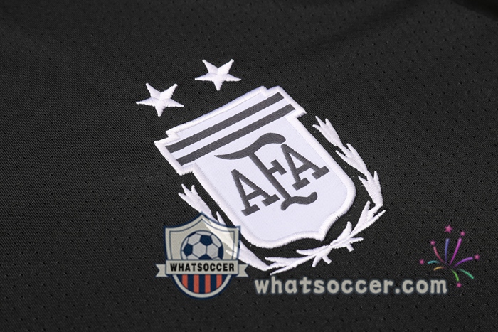 Argentina + Pants Black Training T-Shirt Suit 2020-2021