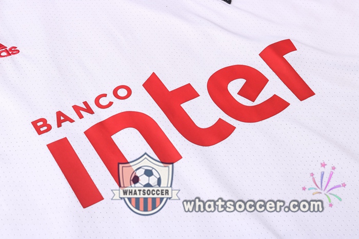 Sao Paulo FC + Pants White Training T-Shirt Suit 2020-2021