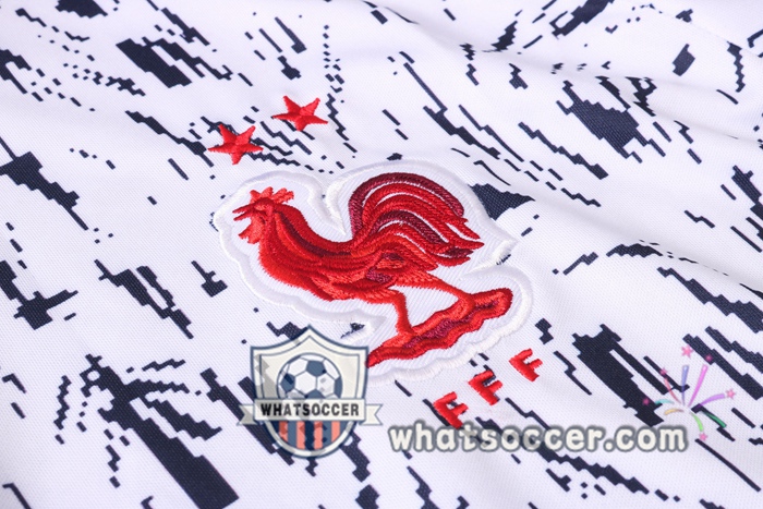France + Pants Black White Training T-Shirt Suit 2020-2021