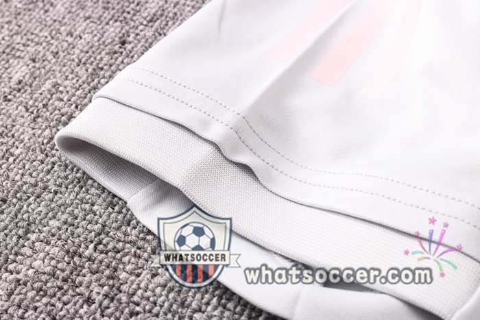Juventus + Pants Light Gray Training T-Shirt Suit 2020-2021
