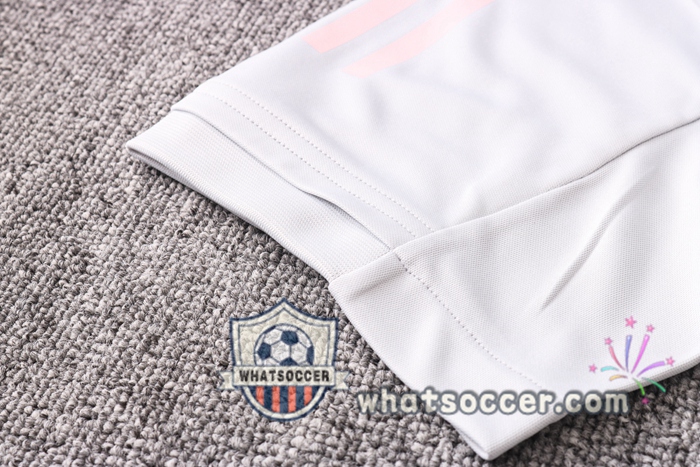 Juventus + Pants Light Gray Training T-Shirt Suit 2020-2021