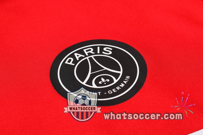 Paris PSG Jordan + Pants Red Training T-Shirt Suit 2020-2021