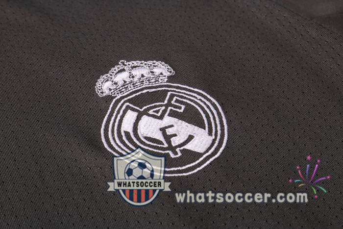 Real Madrid + Pants Dark Gray Training T-Shirt Suit 2020-2021
