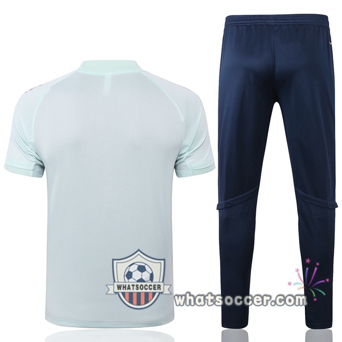 Spain + Pants Green Training T-Shirt Suit 2020-2021