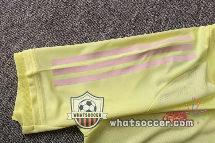 Arsenal + Pants Yellow Training T-Shirt Suit 2020-2021