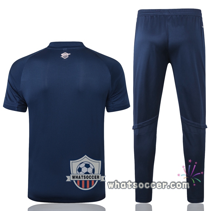 Arsenal + Pants Blue Royal Training T-Shirt Suit 2020-2021