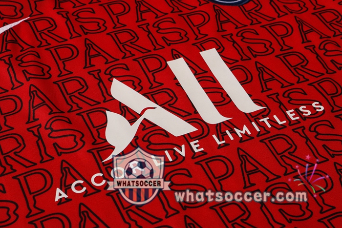 Paris PSG + Pants Red Training T-Shirt Suit 2020-2021