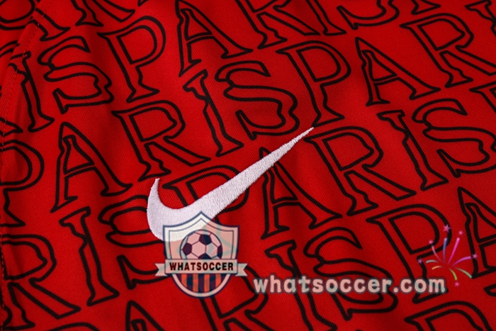 Paris PSG + Pants Red Training T-Shirt Suit 2020-2021