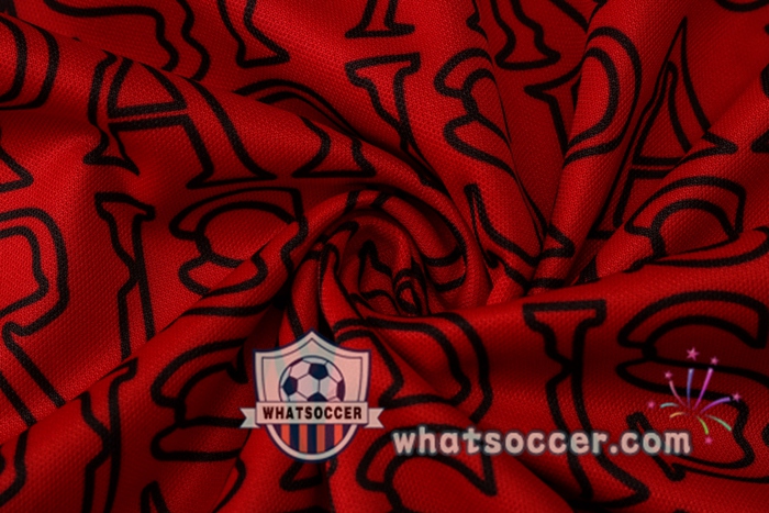 Paris PSG + Pants Red Training T-Shirt Suit 2020-2021