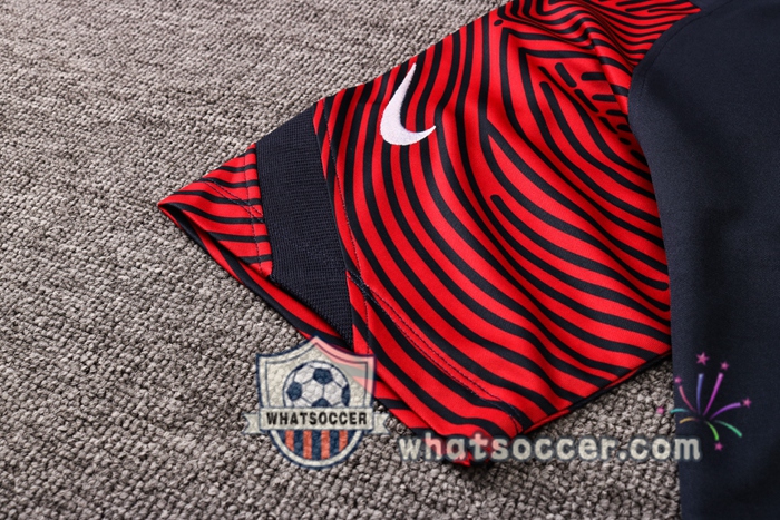 Paris PSG + Pants Blue Royal Training T-Shirt Suit 2020-2021