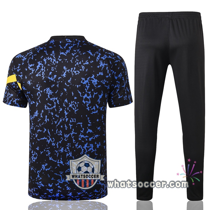 Inter Milan + Pants Blue Training T-Shirt Suit 2020-2021