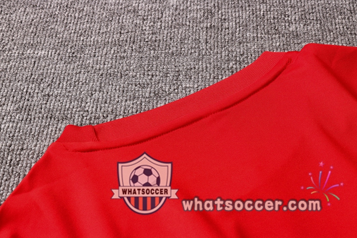 France + Pants Red Training T-Shirt Suit 2020-2021