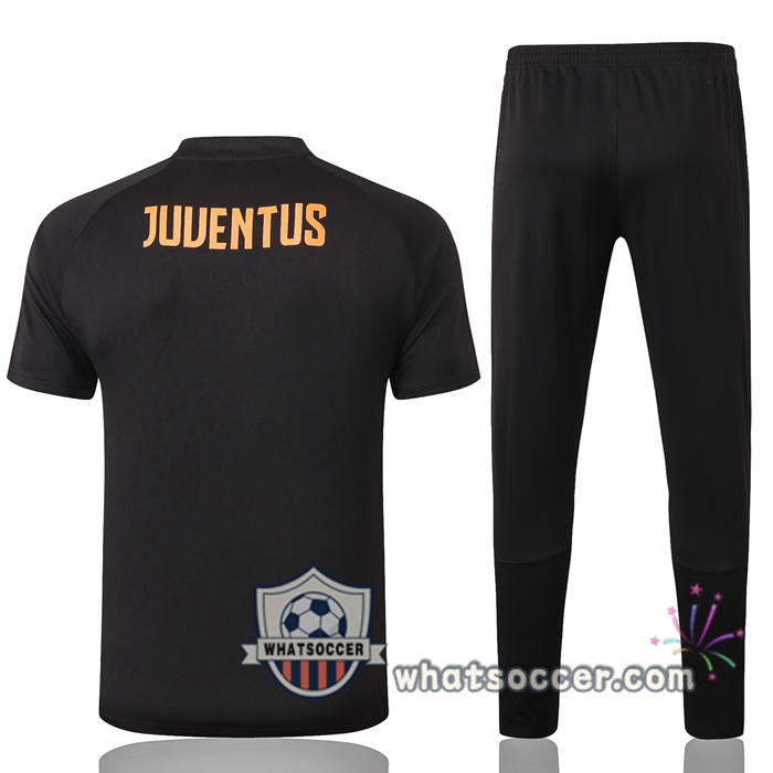 Juventus + Pants Black Training T-Shirt Suit 2020-2021