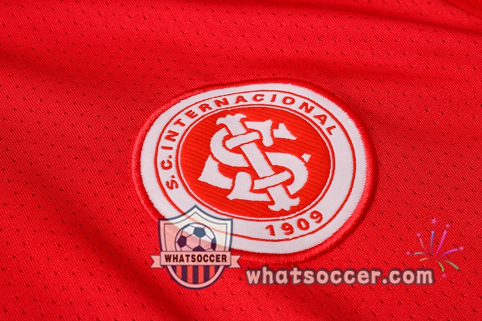 SC Internacional + Pants Red Training T-Shirt Suit 2020-2021