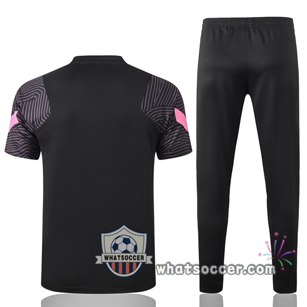 FC Barcelona + Pants Black Training T-Shirt Suit 2020-2021
