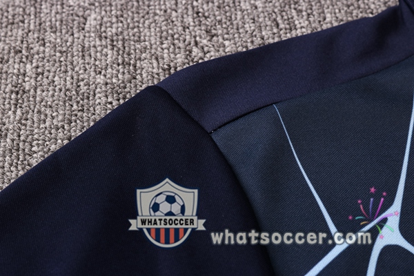Manchester City + Pants Blue Royal Training T-Shirt Suit 2020-2021
