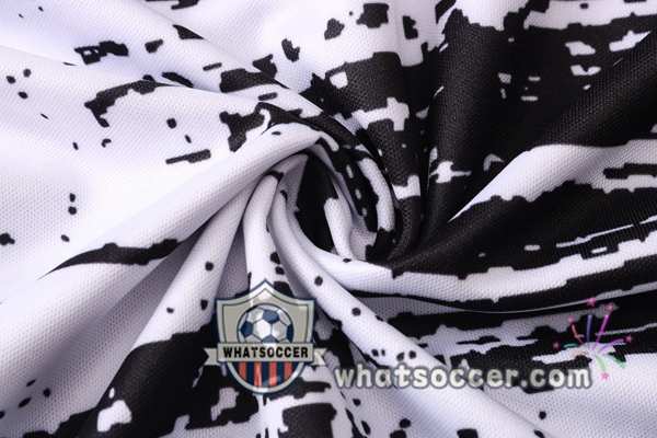 Juventus + Pants Black White Training T-Shirt Suit 2020-2021