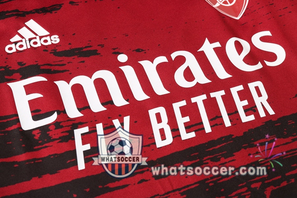 Arsenal + Pants Red Black Training T-Shirt Suit 2020-2021