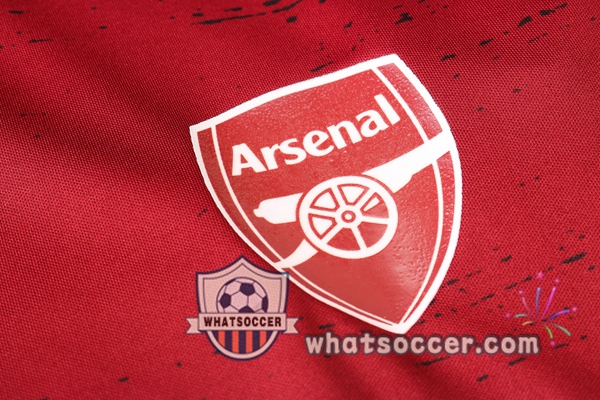 Arsenal + Pants Red Black Training T-Shirt Suit 2020-2021