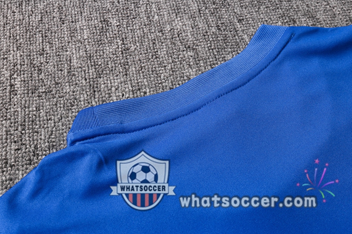 Paris PSG Blue White Training T-Shirt Suit 2020-2021