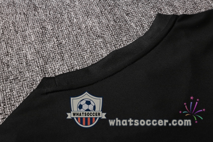 Paris PSG Black White Training T-Shirt Suit 2020-2021