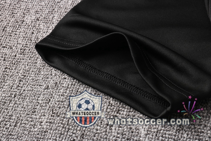 Paris PSG Black White Training T-Shirt Suit 2020-2021