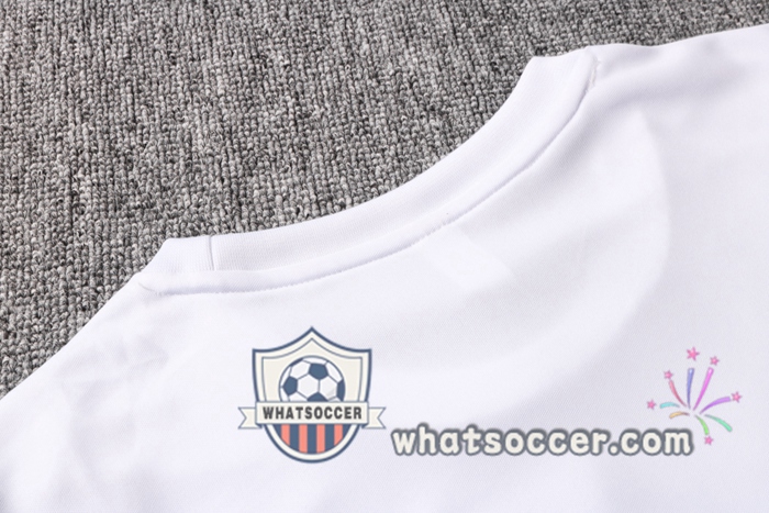 Paris PSG White Blue Training T-Shirt Suit 2020-2021