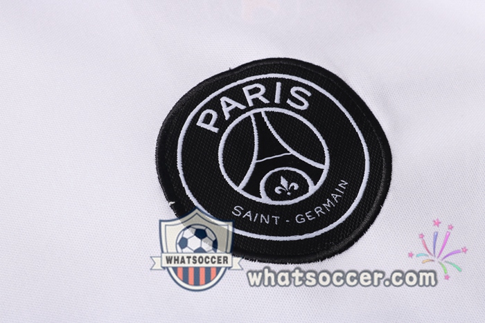 Paris PSG White Blue Training T-Shirt Suit 2020-2021