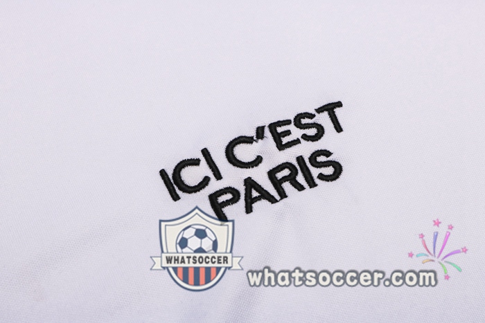 Paris PSG White Blue Training T-Shirt Suit 2020-2021