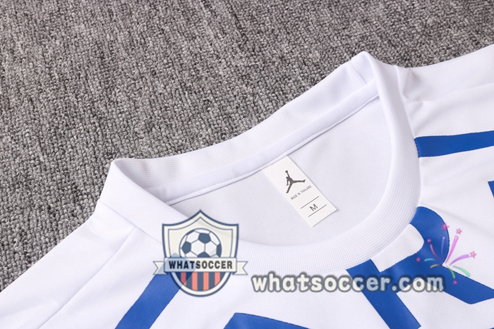 Paris PSG Jordan White Training T-Shirt Suit 2020-2021