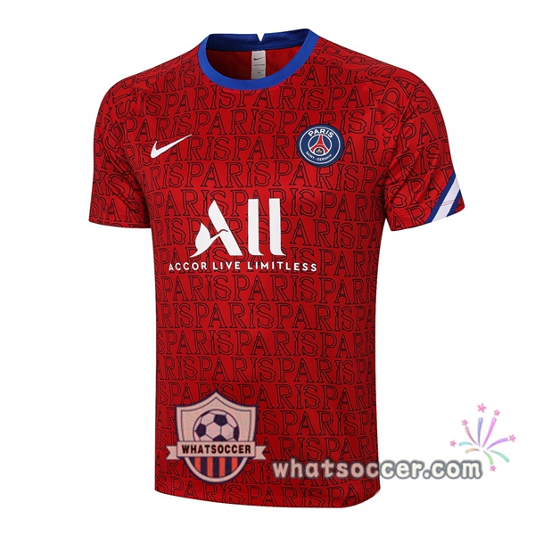 Paris PSG Red Training T-Shirts 2020-2021