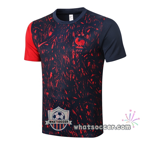 France Black Red Training T-Shirts 2020-2021