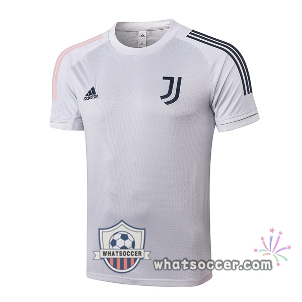 Juventus Light Gray Training T-Shirts 2020-2021
