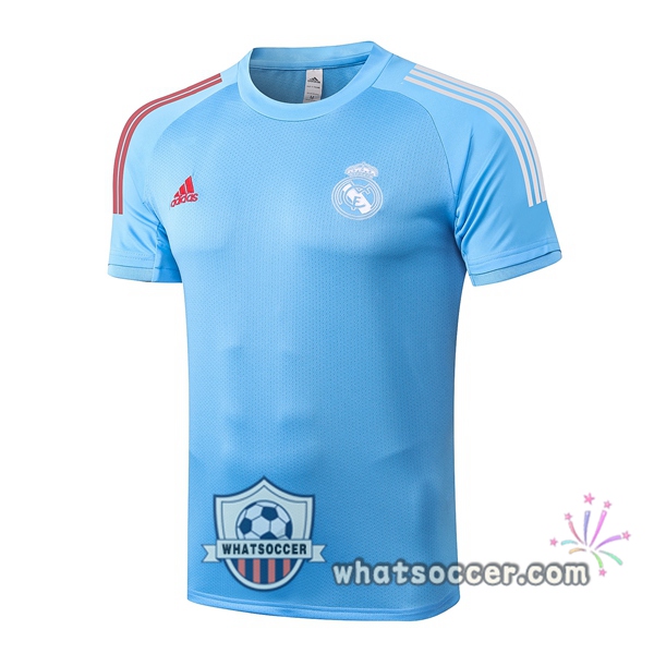 Real Madrid Light Blue Training T-Shirts 2020-2021