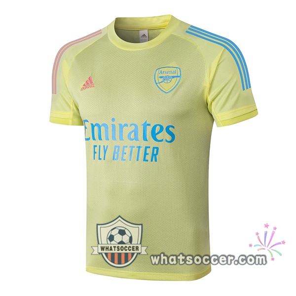 Arsenal Yellow Training T-Shirts 2020-2021