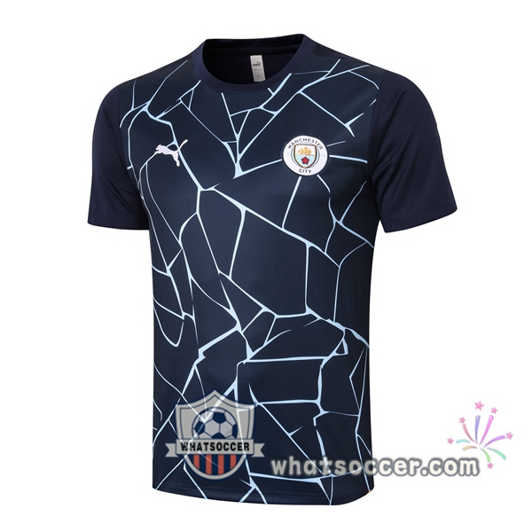 Manchester City Blue Royal Training T-Shirts 2020-2021