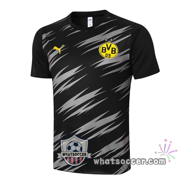 Dortmund BVB Black Training T-Shirts 2020-2021