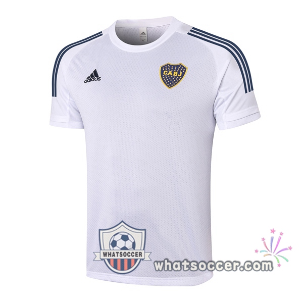 Boca Juniors White Training T-Shirts 2020-2021
